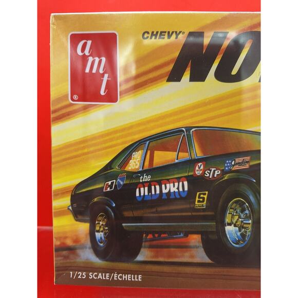 AMT 1972 Chevy Nova SS Pro Stocker Model Kit 1:25 Scale SEALED IN PLASTIC - Picture 2 of 8